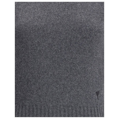 Ami Paris PULL COL CHEMINEE AMI DE COEUR